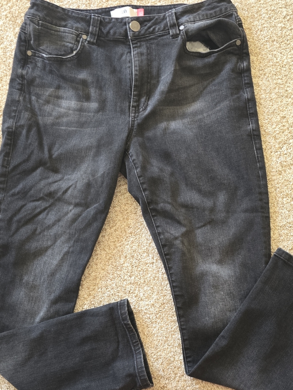 CAbi High Straight Jeans